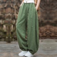 Millet stone kids Green Cotton Baggy Pants for Kids – Stylish and Comfortable Bottoms for Casual Outings and Everyday Wear